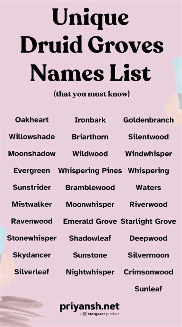 450+ Best Druid Names to Awaken Your Nature Spirit