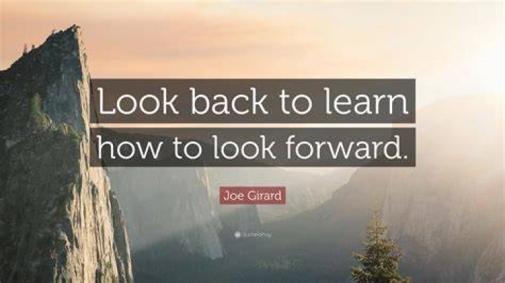 A Look Back And Ahead
