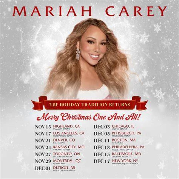 Celebrate The Season With Mariah Carey's Unforgettable Christmas Tour