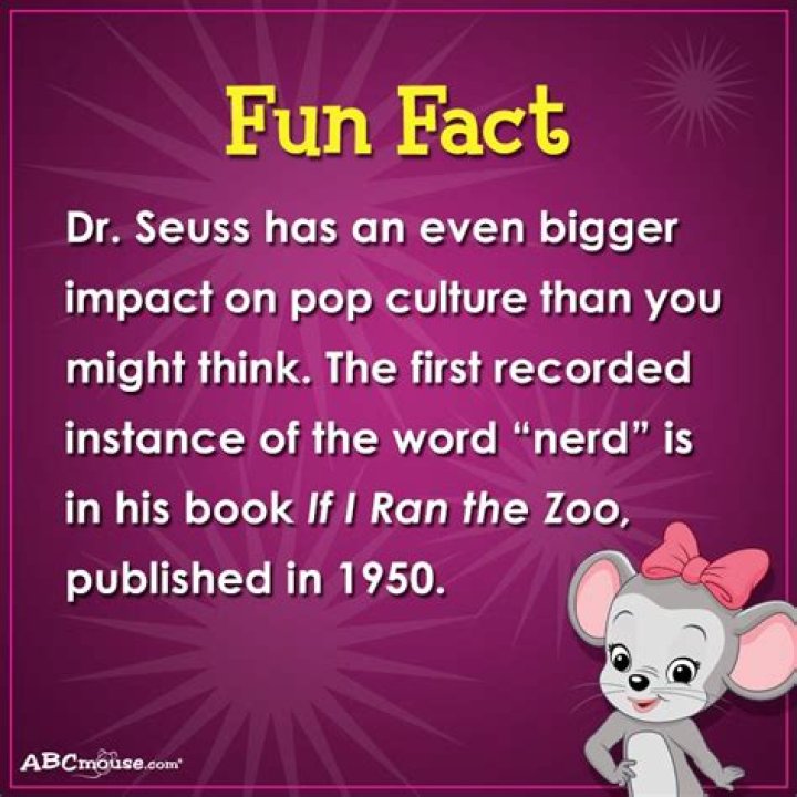 Fun fact Dr. Seuss’ wife wrote most of his stories. He cheated on her