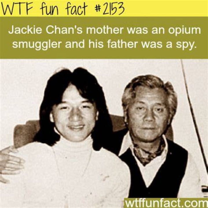 Jackie Chan’s parents WTF fun facts Fun Facts Pinterest Jackie