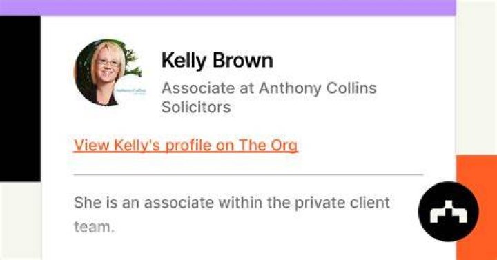 Kelly Brown Anthony Collins Solicitors