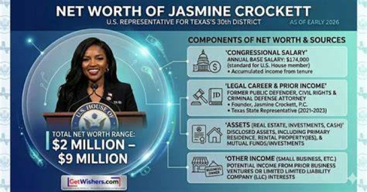Rich Jasmine Crockett: Exploring Income And Wealth