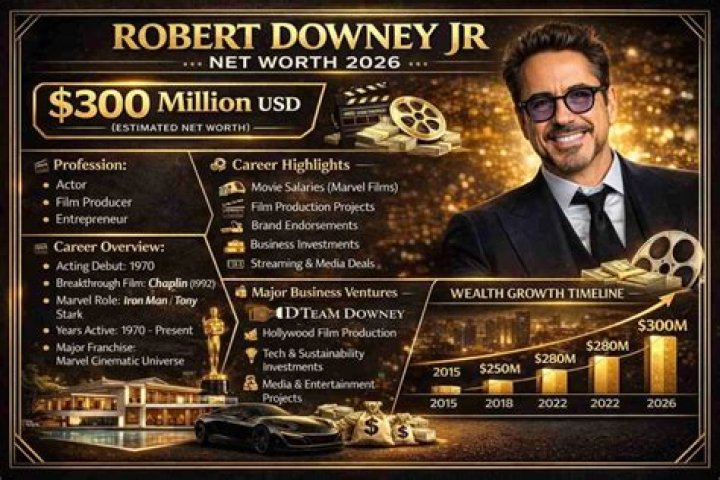 Robert Downey Jr.&rsquo;s Net Worth and Total Earnings from Marvel