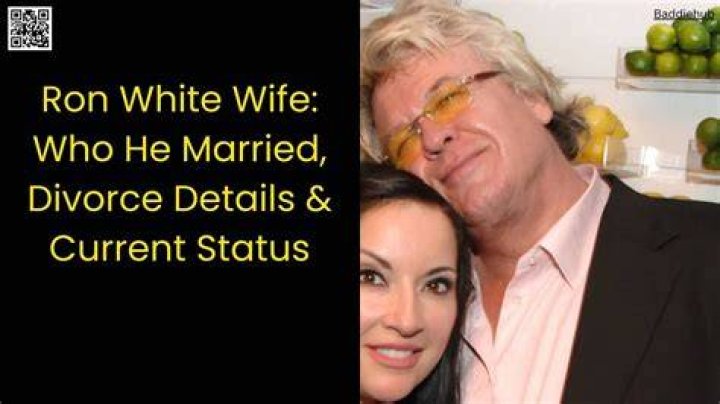 Who Is Ron White Married To Today?
